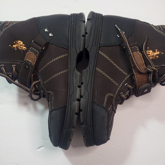 US Polo ASSN Connor Men's Brown Boots Size 4 - Picture 5 of 13